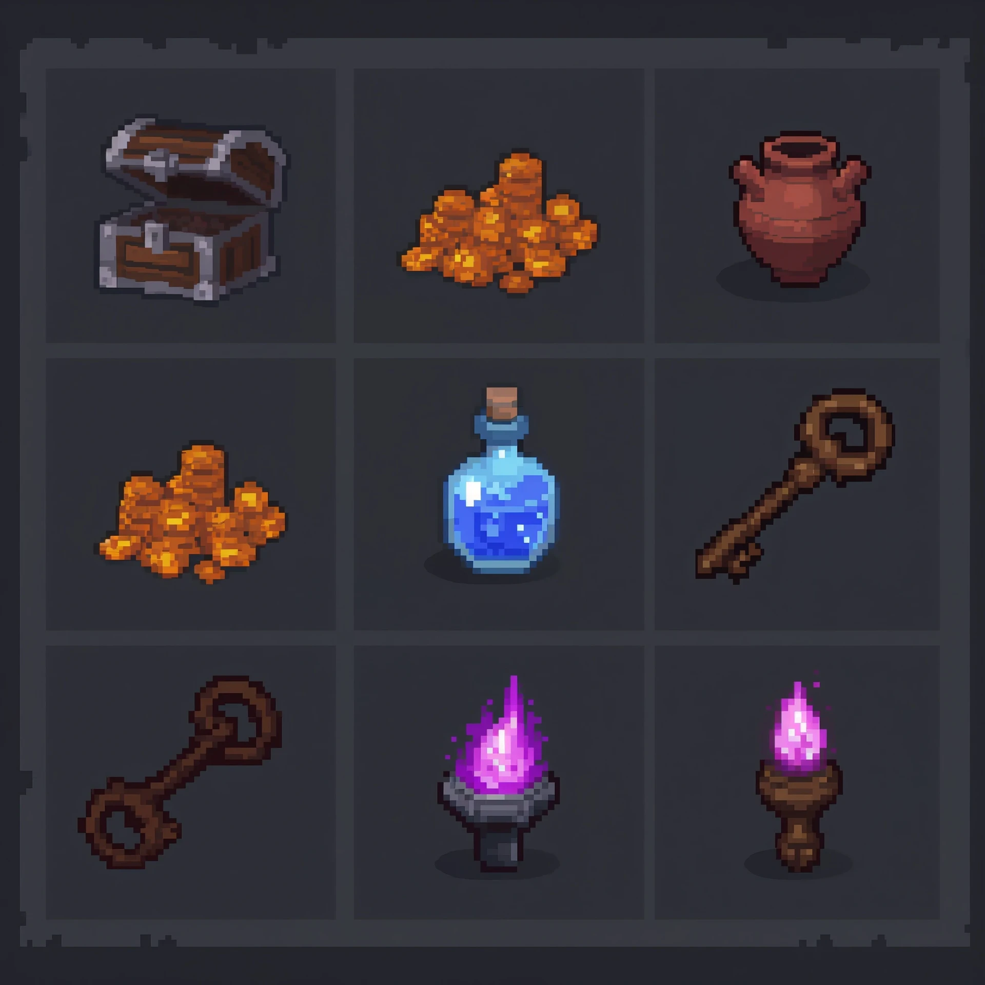 Alchemy & adventure — pixel art