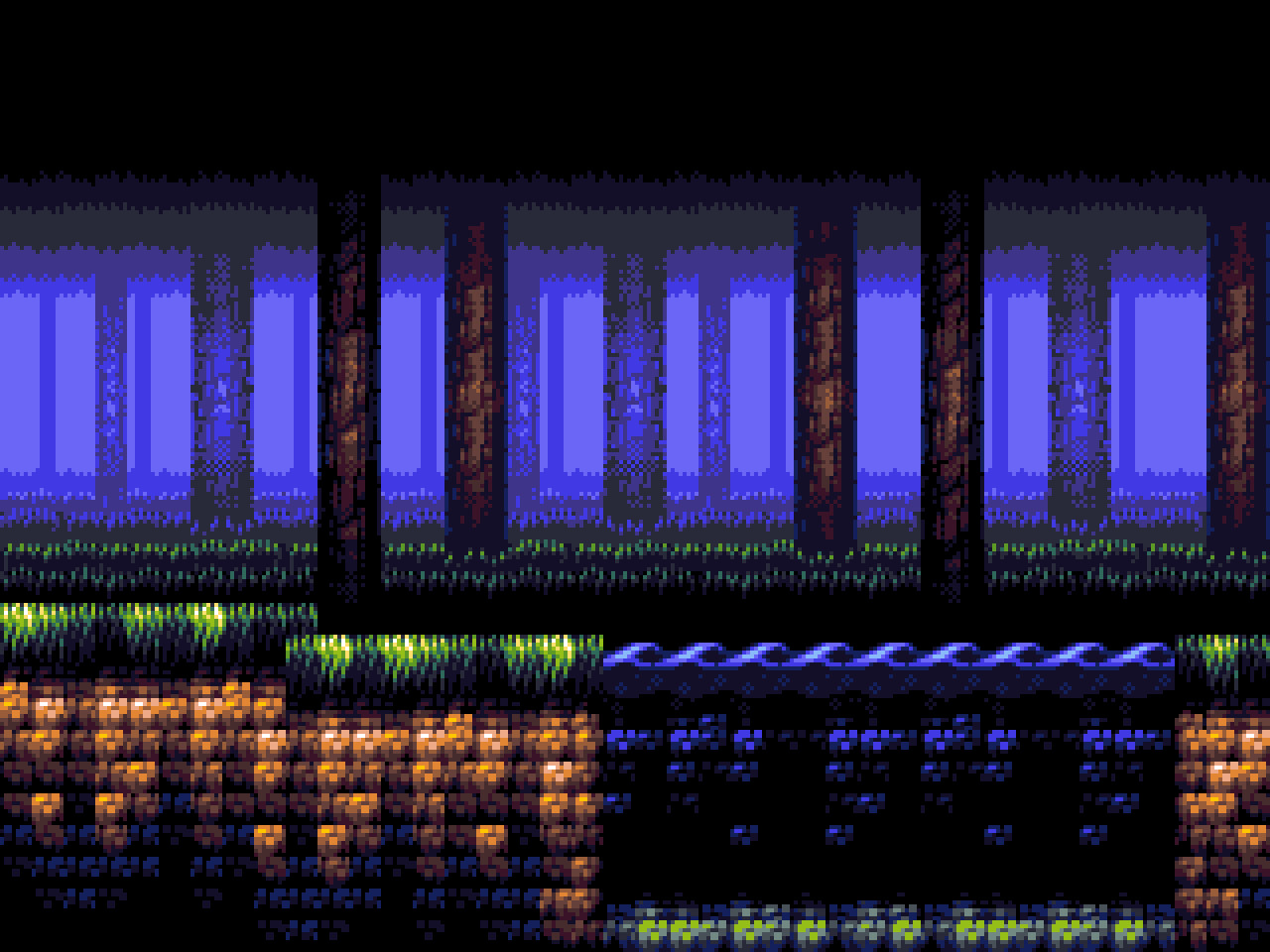 Forest Mockup — pixel art