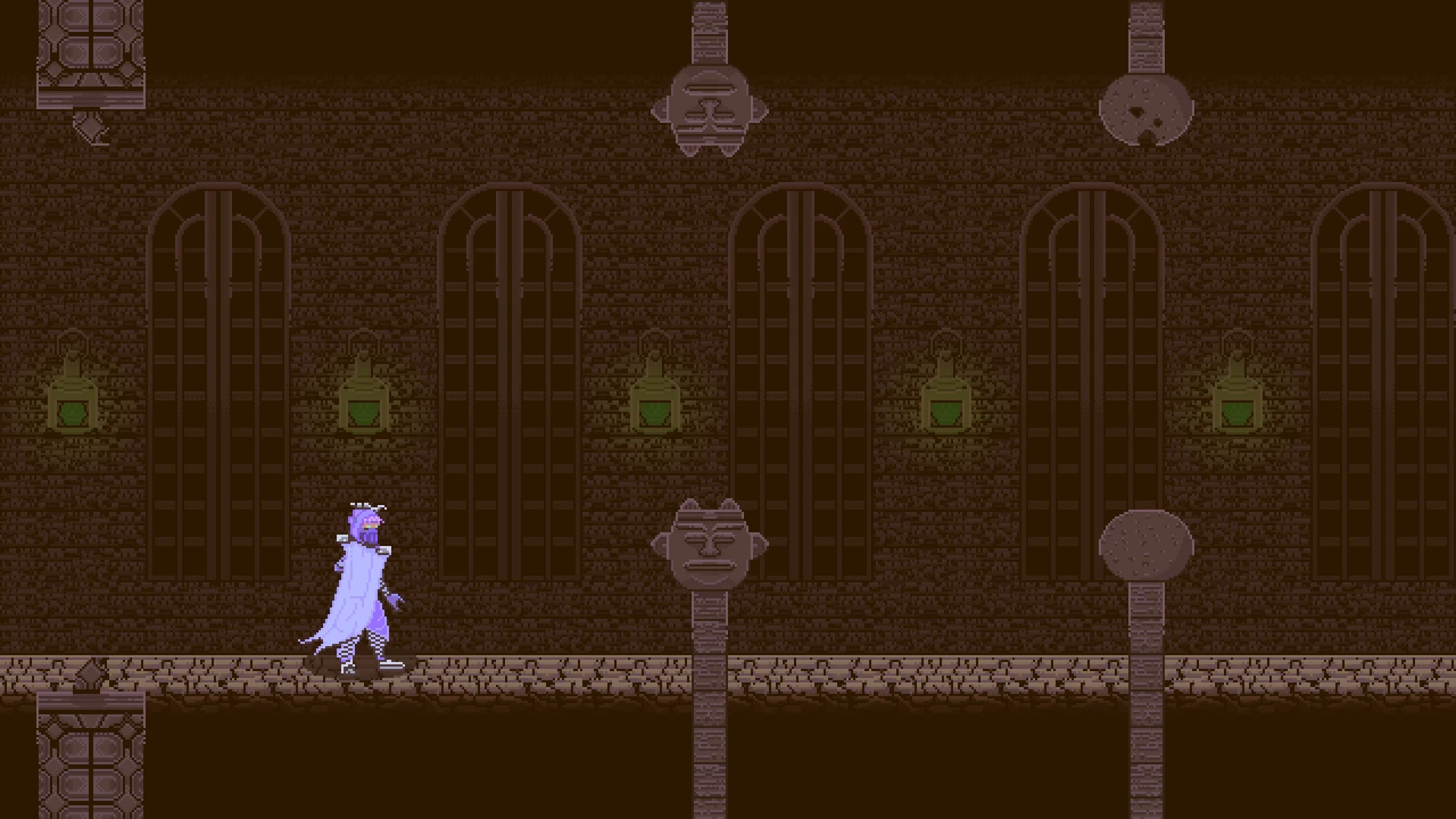 Castle halls — pixel art