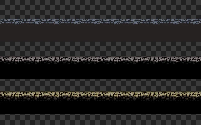 Ground terrain tiles — pixel art