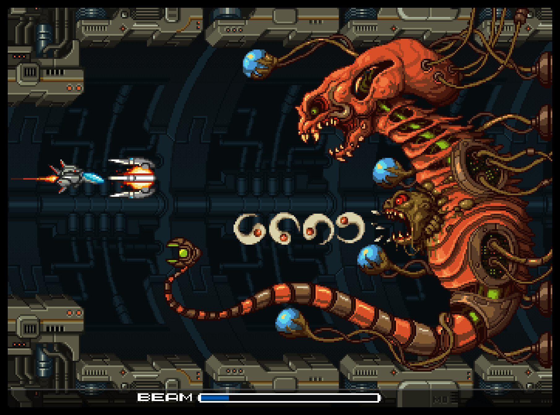 R-Type Remastered — pixel art
