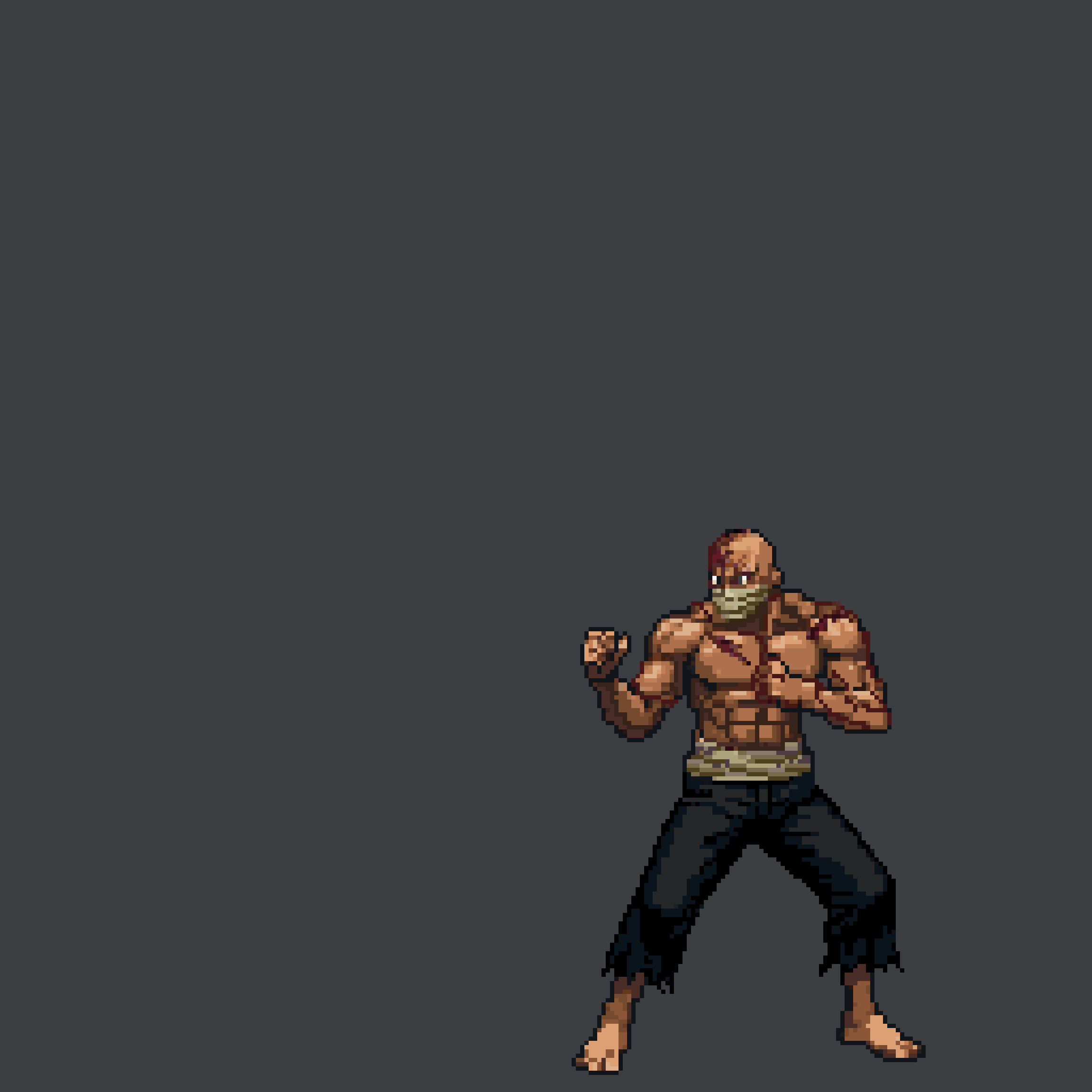 Boss hurt reaction · color variant — animated pixel art