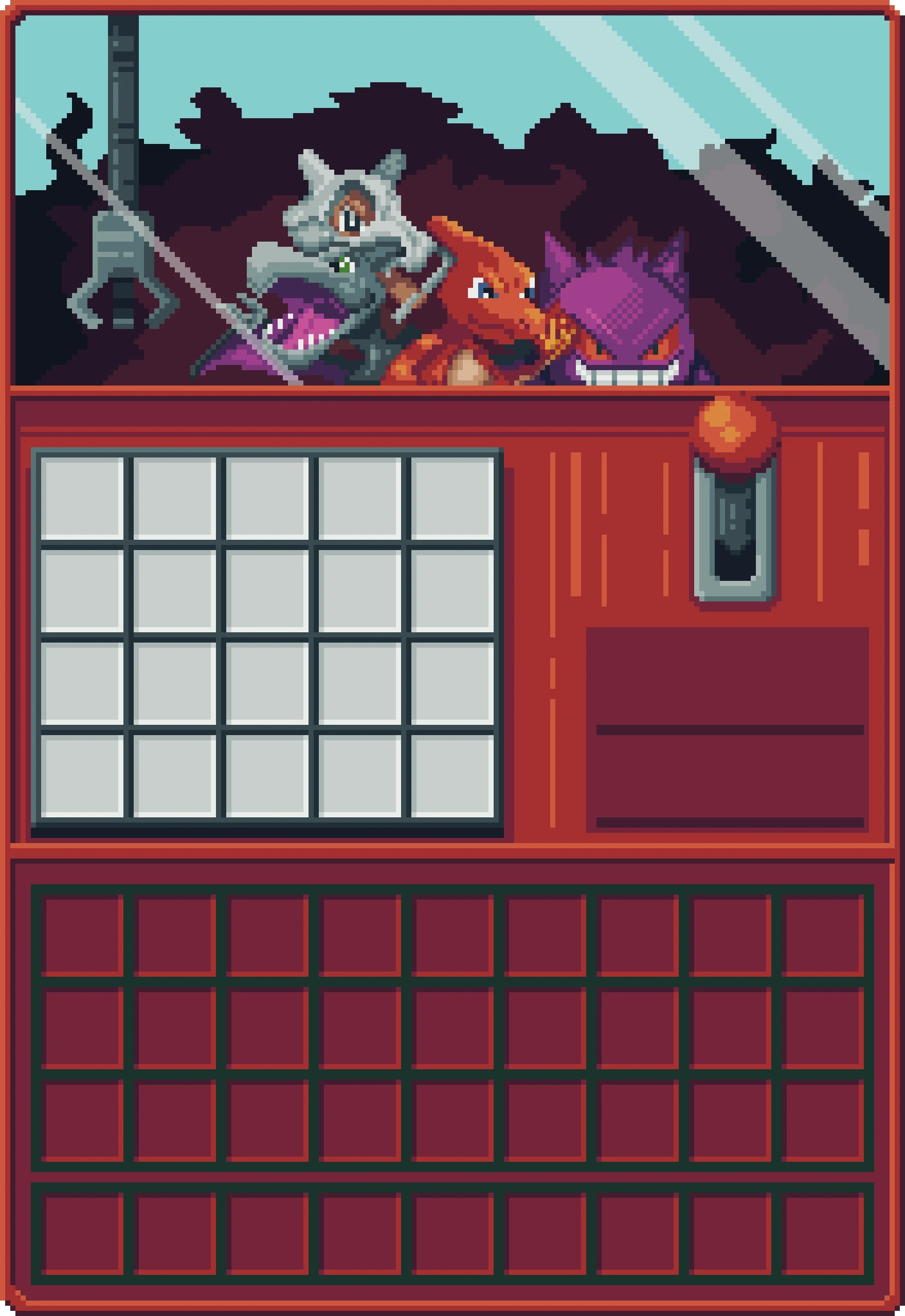 Plush machine — pixel art