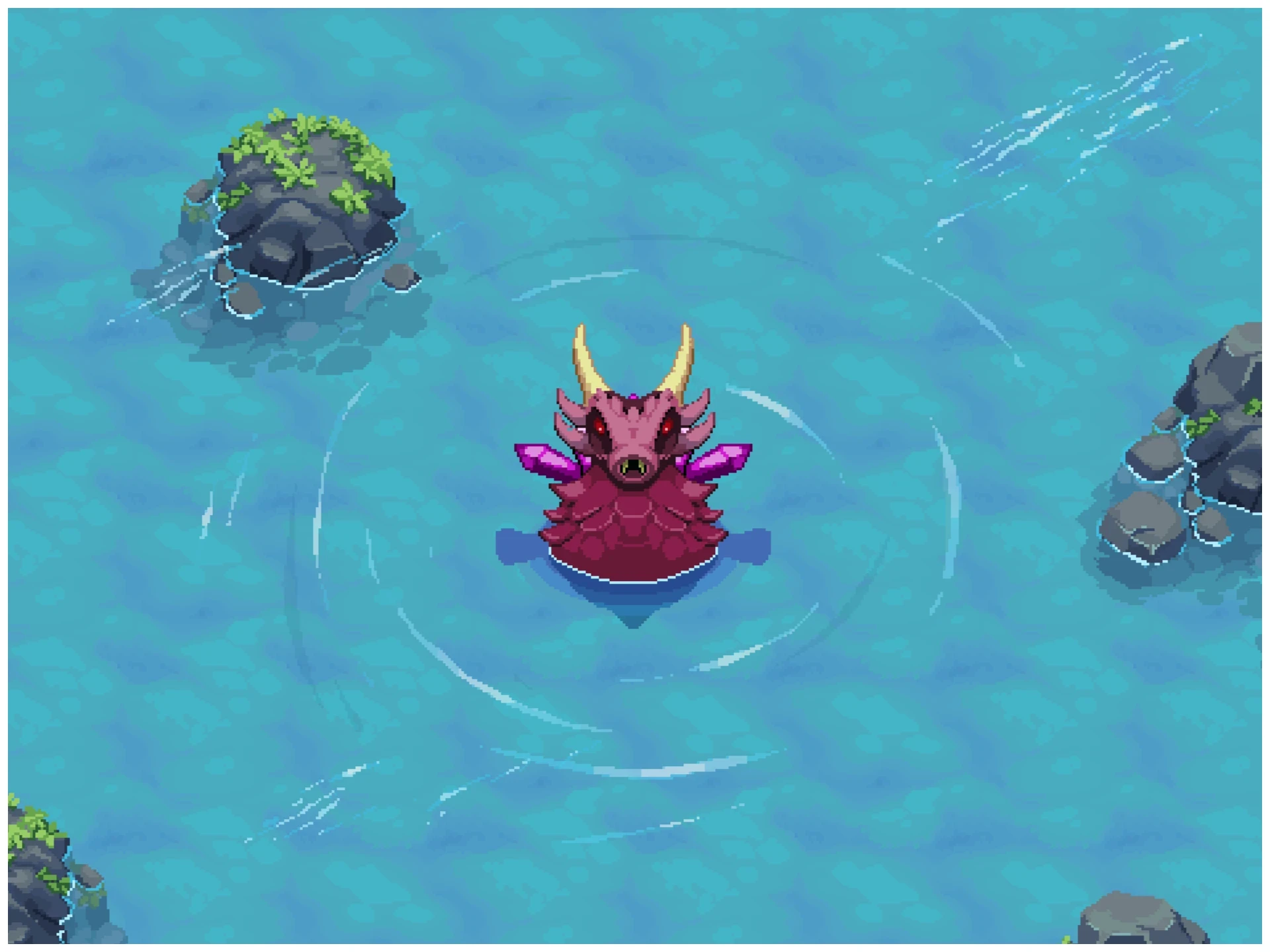 Bossaqua — pixel art