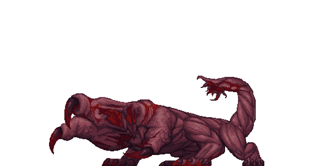 Boss Roar — animated pixel art